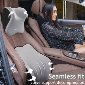 Original imported Car headrest neck pillow high quality memory foam car seat headrest
