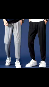 Plain Mesh Cloth Breathable Quick dry Jogger Pants Dual pocket Elastic waist Sports Casual Pants