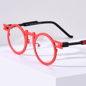 FONEX Pure Titanium Glasses Frame Men 2025 New Fashion Brand Design Vintage Round Eyeglasses Women Retro Japanese High-Quality Optical Eyewear 85833