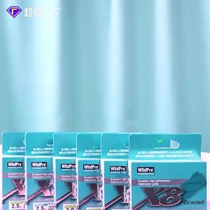 YGK Diameter Yang Sama pe Garisan 8 Kuda Kuat Rajutan Pendarfluor Hijau Kekuatan Tinggi Super Licin Pancing Laut Benang Utama Sub-Benang Borong