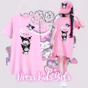 Dress Tunik Anak Perempuan karakter Kuromi