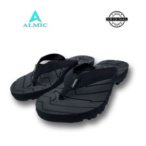 ALMIC-Sandal Jepit Gunung Adventure Edge Hitam pria wanita|Sendal Jepit outdoor Dewasa Karet