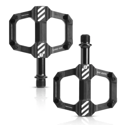 Sixsixone Double Training Road Bike Folding Pedals Anti-Slip Bicycle Footrests Bearing Pedals Regular Footrests Bike Accessories