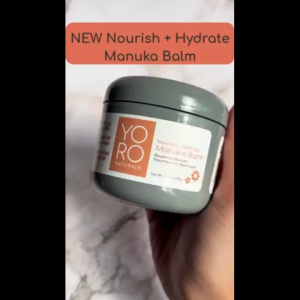 YoRo Naturals Nourish + Hydrate Manuka Balm for Itch Control Rosacea Eczema Relief Psoriasis Balm Flareup for Face & Body 66g | Children & Adult