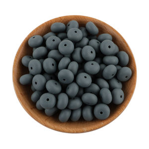 Sunrony 50pcs/lot 14mm Abacus Loose Silicone Beads Lentil Bead For Jewelry Making DIY Bracelet Necklace Decoration Accessories