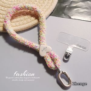 ZHENGEGE | Fashionable Comfortable Premium Furry Phone Charm Rope