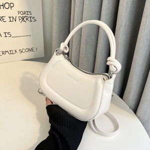 แฟชั่น Little Meow Dabao กระเป๋าสะพายสตรีฤดูร้อนใหม่ 2022 สไตล์ Single Root กระเป๋าถือ Casual ปิดซิปกระเป๋าสี่เหลี่ยมเล็ก