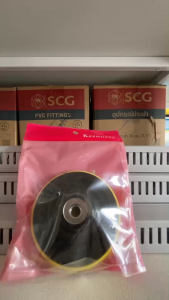 Keenness ใบขัดตีนตุ๊กแก 4 นิ้ว จานจับกระดาษทรายหลังสักหลาด ขนาด 4" เกลียวมาตราฐาน M10x1.5 มม.