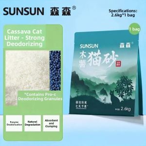 sunsun | Water-Absorbing Odor-Controlling Dust-Free Cat Litter 5kg