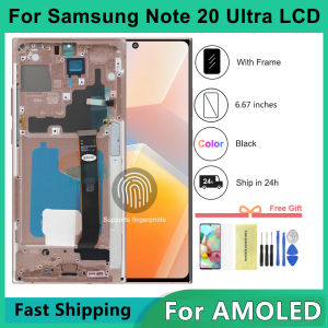 Super AMOLED For Samsung Note 20 Ultra 5G LCD Display Touch Screen Digitizer Replace for Samsung N986 SM-N986B LCD