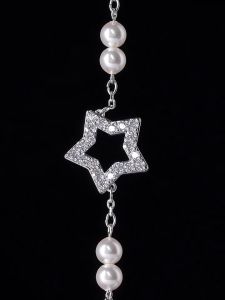 🖤Swarovski🖤Stella series star สร้อยข้อมือมุกเพชรสีขาวพาเว่ สร้อยข้อมือแฟชั่นผู้หญิงเงิน 925 (SZ-YS624587) สร้อยข้อมือคู่รักสไตล์ดีไซน์คลาสสิก ของขวัญพิเศษสำหรับแฟนหรือแฟนของคุณ