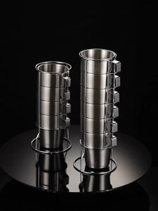 PDM Premium 304 Stainless Steel Double Layer Cup with Ear / Without Ear (300ml)