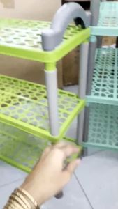 Kệ nhựa 4 tầng để giày dép hàng Việt- Kệ giày 4 tầng tháo ráp dễ dàng sắp sếp gọn gàng