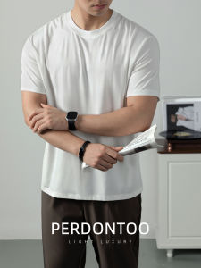 PERDONTOO | High Quality Vinegar and Lyocell Short Sleeve Mens T-Shirt Anti-Bacterial Cool Feel