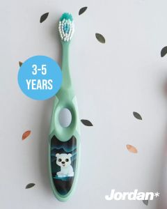 ⚡ส่งของทุกวัน ⚡[เซตคู่สุดคุ้ม] Jordanแปรงสีฟันเด็กStep2 แพ็คคู่ (3-5 ปี) + ยาสีฟันStep 1 กลิ่นสตอเบอรี่ หรือ ลิ้นจี่