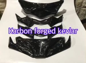 Winglet Karbon Motor NMAX NEWNMAX OLDLEXIAEORX NEWAEROX OLDMIOM3MIOJMIOGT 115MIO SOUL GT 125 Dijamin Tebal Bukan Yang Murahan dan Realpict N Video