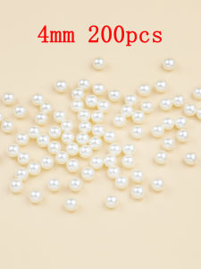2~14mm No Hole Imitation Pearl Kit Set Box Round Acrylic Loose Beads For Artware Decoration Necklace Bracelet DIY Jewelry Making