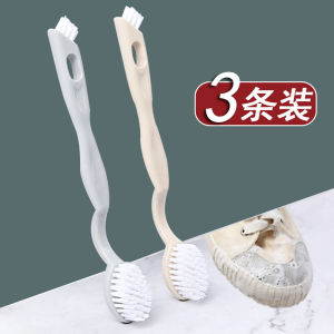 Double-Head Long-Handle Hard-Haired Shoe Brush for Cleaning Shoes And Laundry Kitchen Floor Cleaning Tool Plastic Brush