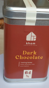 Imported Chocolate 180g (Khom Chocolatier House) - Dark Chocolate 64% (No preservatives / emulsifiers) - Pre-order Available to Maximise Shelf Life