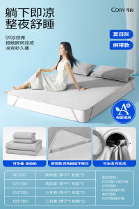 Machine Washable Ice Silk Bedding Summer Soft Matress Cover Dormitory Bedding A-Class Maternity Bean Ice Silk Matress Cover
