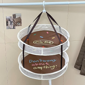 เก้าอี้แห้งผ้าไนลอนสองชั้น น่ารัก ใช้ได้ทั้งในบ้านและหอพัก เก้าอี้แห้งผ้าชั้นเดียว ชั้นวางของสำหรับใส่เสื้อผ้าชั้นเดียว