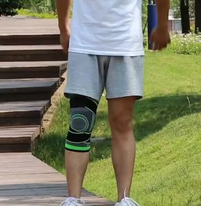 Đai quấn gối AOLIKES AL7720 Bảo Vệ Đầu Gối Đai bó gối thoáng khí có dây quân trợ lực tập gym chạy bộ chơi thể thao