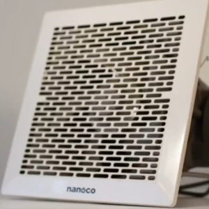 Quạt hút âm trần có ống dẫn Nanoco NCV1520-C 16W và NCV2020-C 18W dây đồng bạc đạn