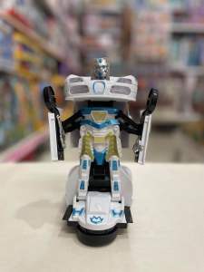 Xe cảnh sát biến hình thành robot