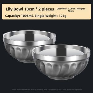 HANXIAO | Insulated and Heat-Resistant Tableware Bowls 2pcs