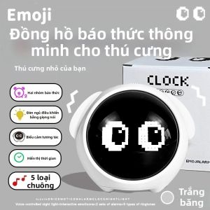Đồng Hồ Báo Thức LED Pixel Cho Trẻ Em