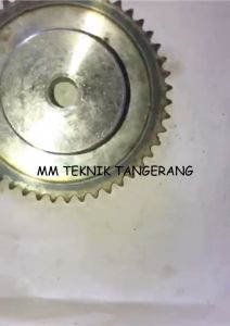Sprocket RS 25 x 49 T Gear Rantai Single Gir gigi Z 49T RS25 -1 25Z49 25X49T 25-1 tipe B