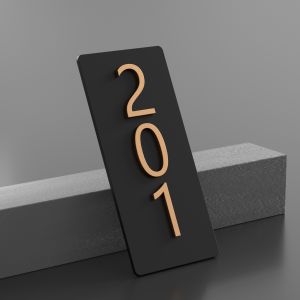 ruikelaixiang | No-Drill Installation Acrylic Number Door Sign