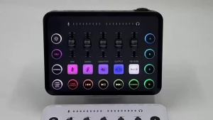 X100 live broadcast Sound Card FS200 USB/48V XLR Dual model microphone Mixer Kit Sound Effect Audio Recording Sound Mixer for PCSmart PhoneGamingLive StreamingSinging
