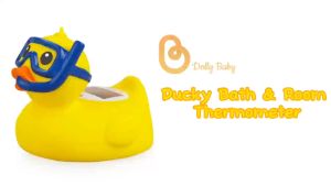 [SG Stock] Baby Bath Thermometer bath temperature thermometer in bath thermometer bath thermometer newborn in Fahrenheit and Celsius - Yellow Duck