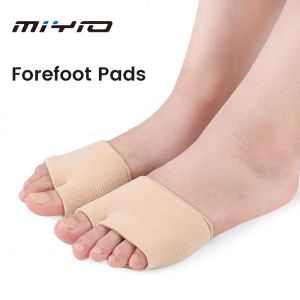 MIYIO 1Pair Metatarsal Sleeve Pads Gel Forefoot Cushion Anti-slip Half Insoles Hallux Valgus Shoe Pads for Pain Relief