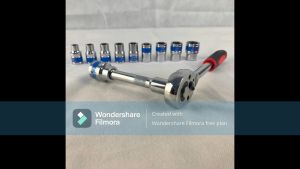 JLD 1/2in Kunci Set Socket CR-V 12pcs Wrench Rachet alat perkakas lengkap motor Rachet Handle