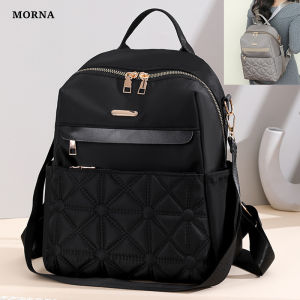 MORNA Women Backpack 2025 New Fashion Solid Versatile Basic Backpack Casual Trend Travel Nylon Ladies Bag