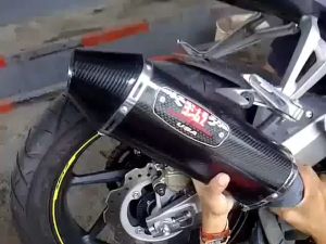 Knalpot Yoshimura R77 Untuk Motor R15 Cbr 150R Vixion Gsx Byson Xabre Mt15 Cb150R Supra GTR Sonic Pulsar Megapro Verza MX King 135 150 180 200 220 New Old Lama Racing