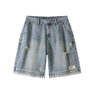 Mark Fairwhale | American Distressed Loose Fit Denim Shorts