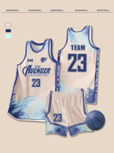 Basketball Wear Suit Mens Summer Sportswear Competition Training Clothes Student American Vest Team Uniform Kids Custom Jersey