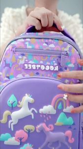 [Hàng sẵn] Balo Trẻ Em Chống Gù Chính Hãng KOCOTREE Cho Bé In Nổi 3D Chất Dày Dặn Siêu Thoáng Khí Thiết Kế Bảo Vệ Lưng