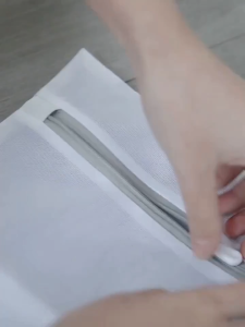 ODOROKU Fine / Coarse Mesh Wash Bag Laundry Bag with Zippers for Washing Machine 9 Sizes Available Wash Net Bags Great For Bra Panties Lingerie Underwear Clothes Travel Storage Grey