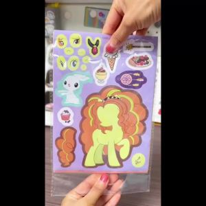 Hasbro | Bộ Sticker Trang Trí My Little Pony Cho Bé Gái Đồ Chơi Sáng Tạo Không Cần Cắt Sticker Nghệ Thuật Phụ Kiện Tự Làm Vui Nhộn