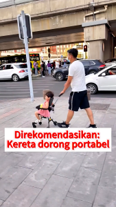 MMFLIGHT stroller bayi dapat lipat traveling duduk Small size 2 Arah / kereta dorongan buat bayi multifungsi