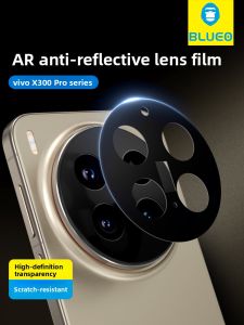 BLUEO | Anti-Shock High-Clarity Tempered Glass AR Anti-Reflection Full-Cover Camera Lens Protector for VIVO X300 Pro