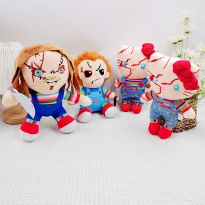 Halloween Creative Plush Toy Clown Resurrection Ghost Baby Chucky Plush Toy Doll Handmade