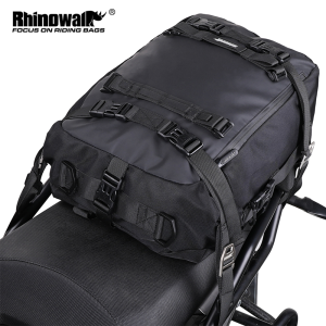 Rhinowalk | Rhinowalk Motorcycle Back Seat Bag 10/20/30L Waterproof Multifunctional Saddle Side Luggage Bag Cycling Backpack Universal