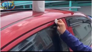 Perodua Axia 2023-Present (D74A) Door Visor Mugen Air Press Window Wind Deflector (4PCS/SET)