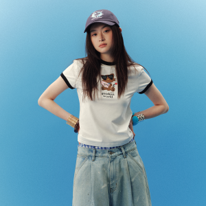 GOOD BAI | Patchwork Surfing Short Sleeve T-Shirt