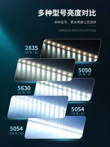 Đèn LED Dải 12V Siêu Sáng Siêu Sáng Chống Nước Dán Dọc Dài Dùng Cho Gian Hàng Ngoài Trời Đèn LED Dải Ngoài Trời